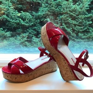 Prada wedge sandal